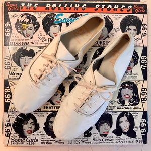 Vintage White Leather Capezio Shoes